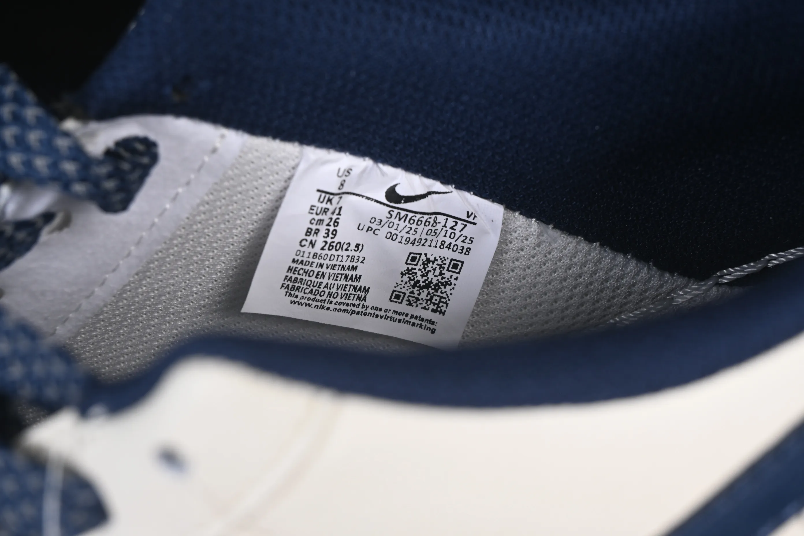All categories Nk Air Force 1 Air Force series Nk Air Force 1 Low Air Force low top Nike Air Force 1'07 Low tree pattern midnight blue Air Force 1 low top casual sneakers SM6668-127